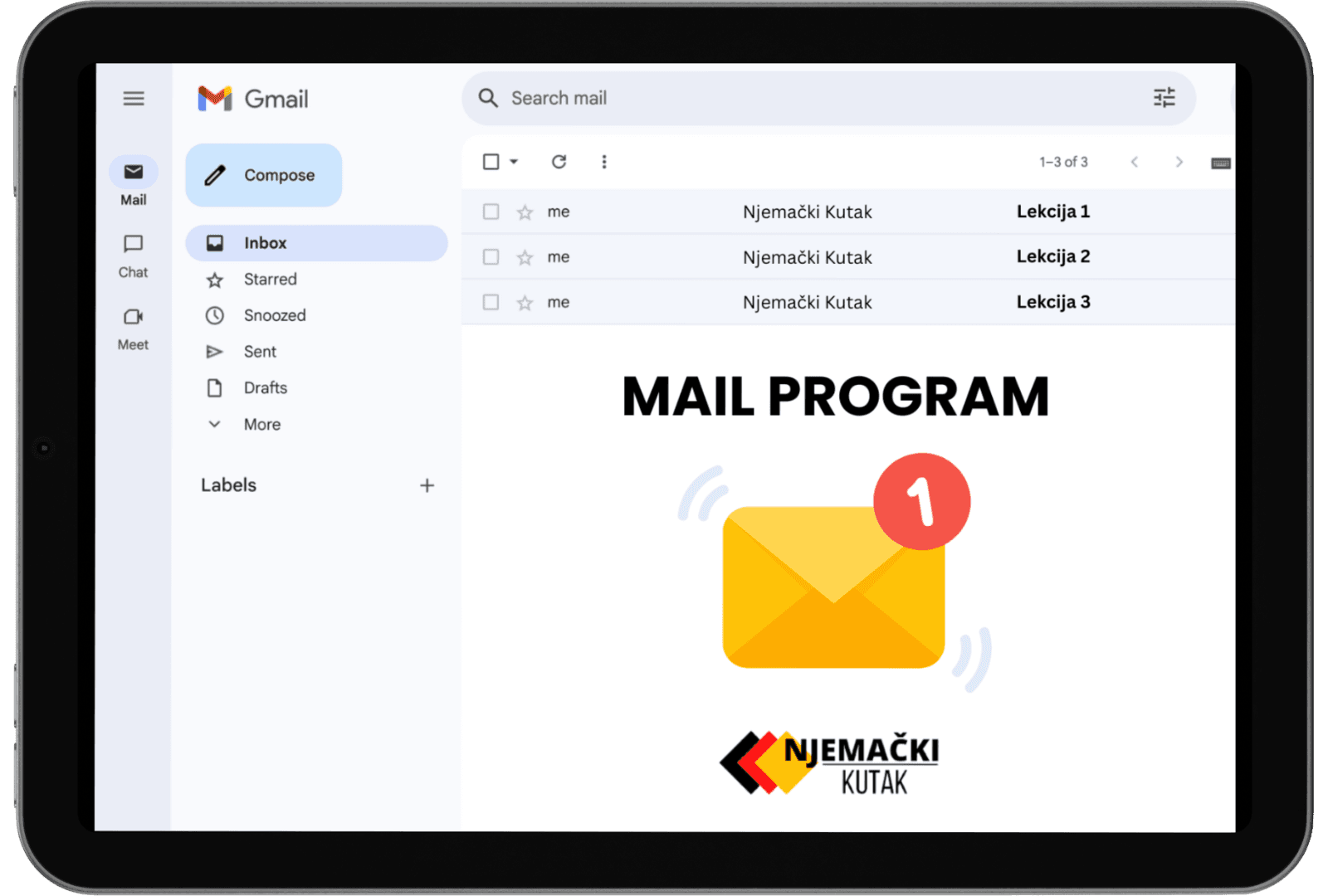 Email programme